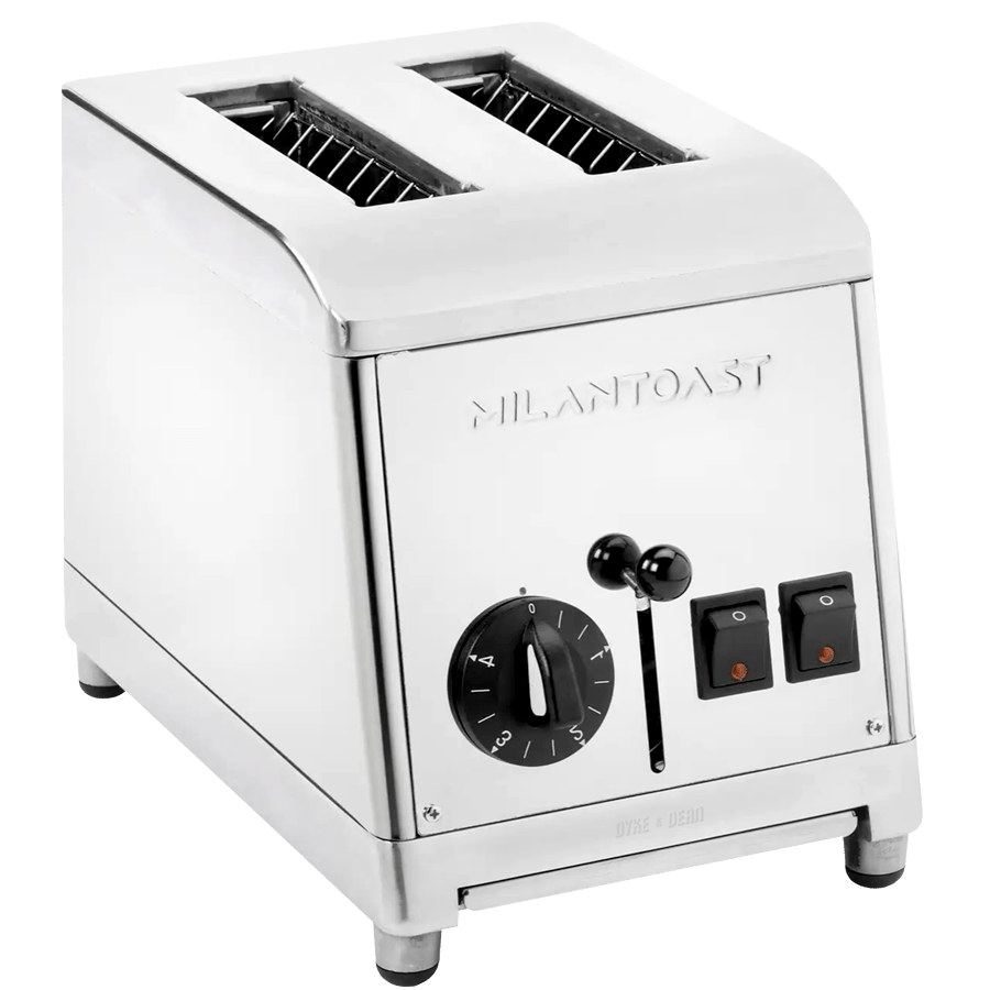 MILAN 2 SLOT TOASTER CHROME - DYKE & DEAN