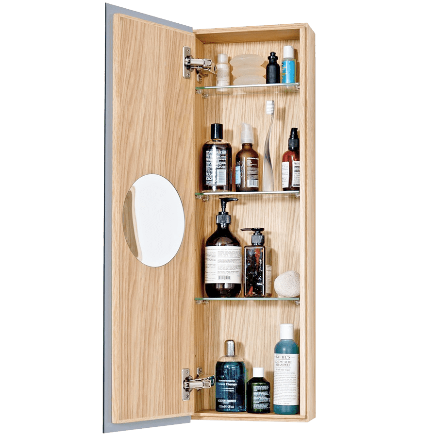 MIRROR CABINET ZONE 800 NATURAL OAK - DYKE & DEAN