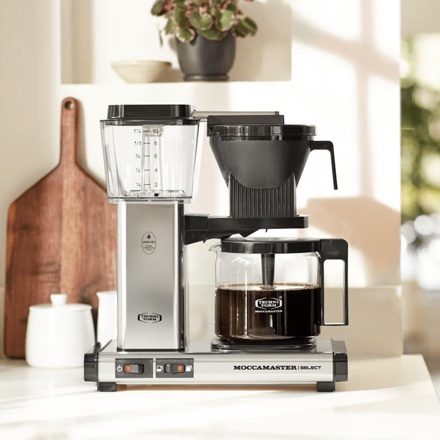 MOCCAMASTER COFFEE BREWER CHROME - DYKE & DEAN