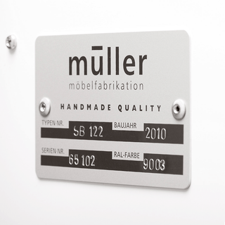 MULLER CLASSIC DOUBLE CABINET WHITE - DYKE & DEAN