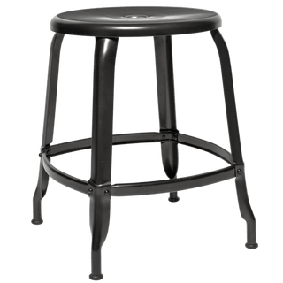 NICOLLE STOOL STEEL 45cm - DYKE & DEAN