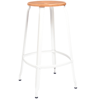 NICOLLE STOOL WOODEN SEAT 75cm - DYKE & DEAN