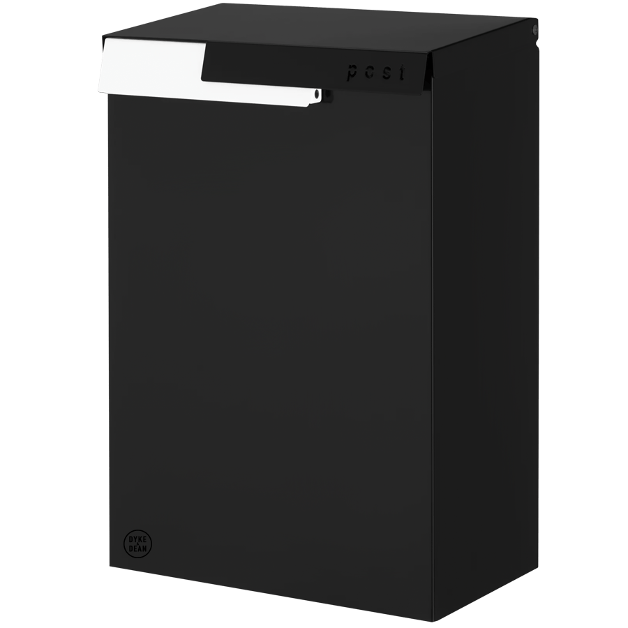 NORWEGIAN DOMESTIC POST BOX BLACK - DYKE & DEAN