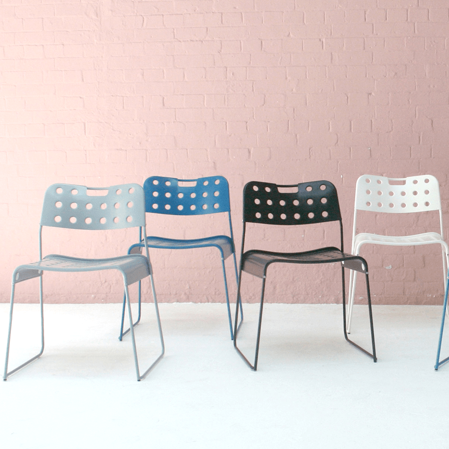 OMKSTAK. 1965 CHAIR TEAL - DYKE & DEAN