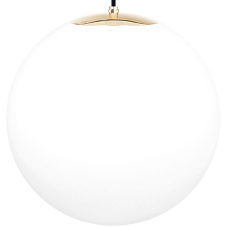 OPAL GLOBE PENDANT BRASS 600mm - DYKE & DEAN