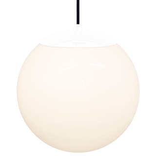 OPAL GLOBE PENDANT WHITE 300mm - DYKE & DEAN