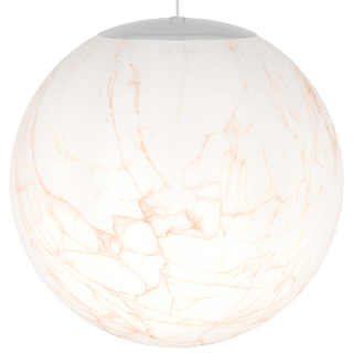 OPAL MARBLE GLOBE CORAL PENDANT 500mm - DYKE & DEAN