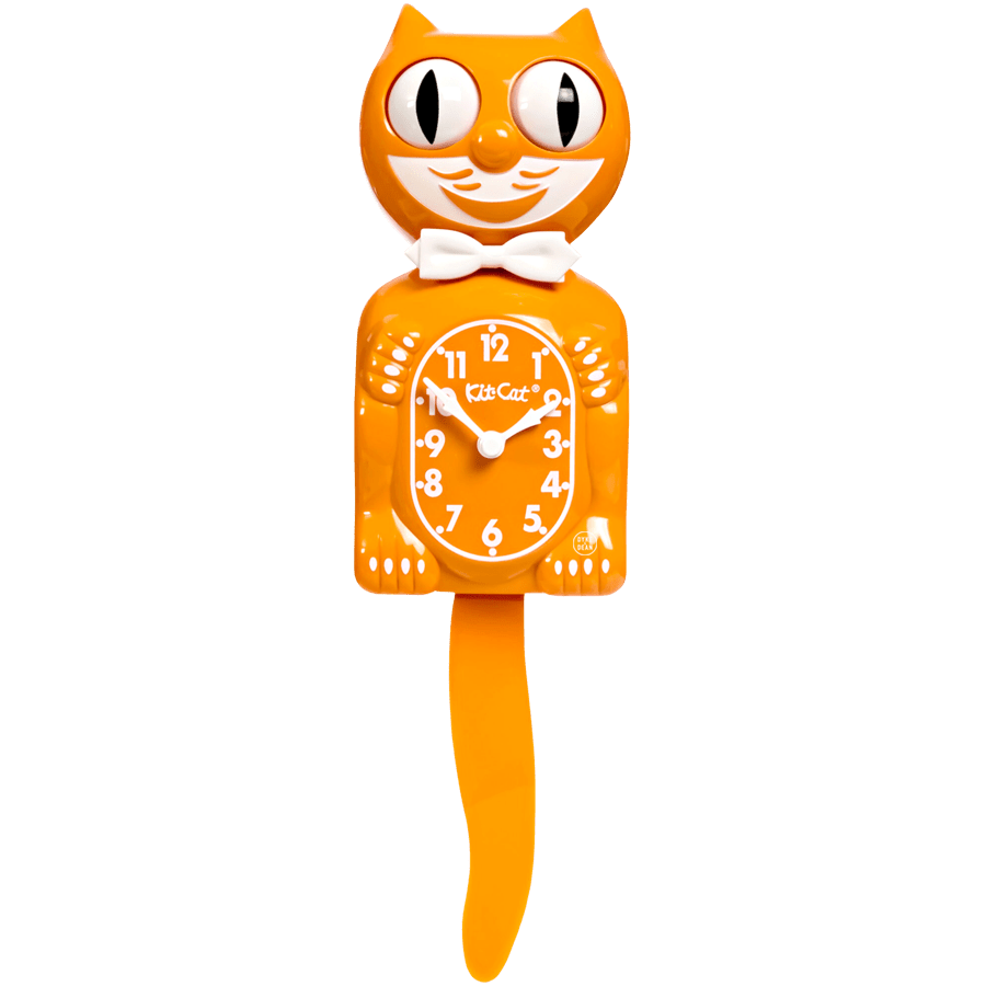 ORANGE KIT CAT KLOCK - DYKE & DEAN