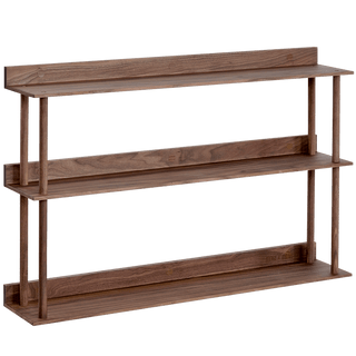 PLATFORM 3 WALL SHELF WALNUT - DYKE & DEAN