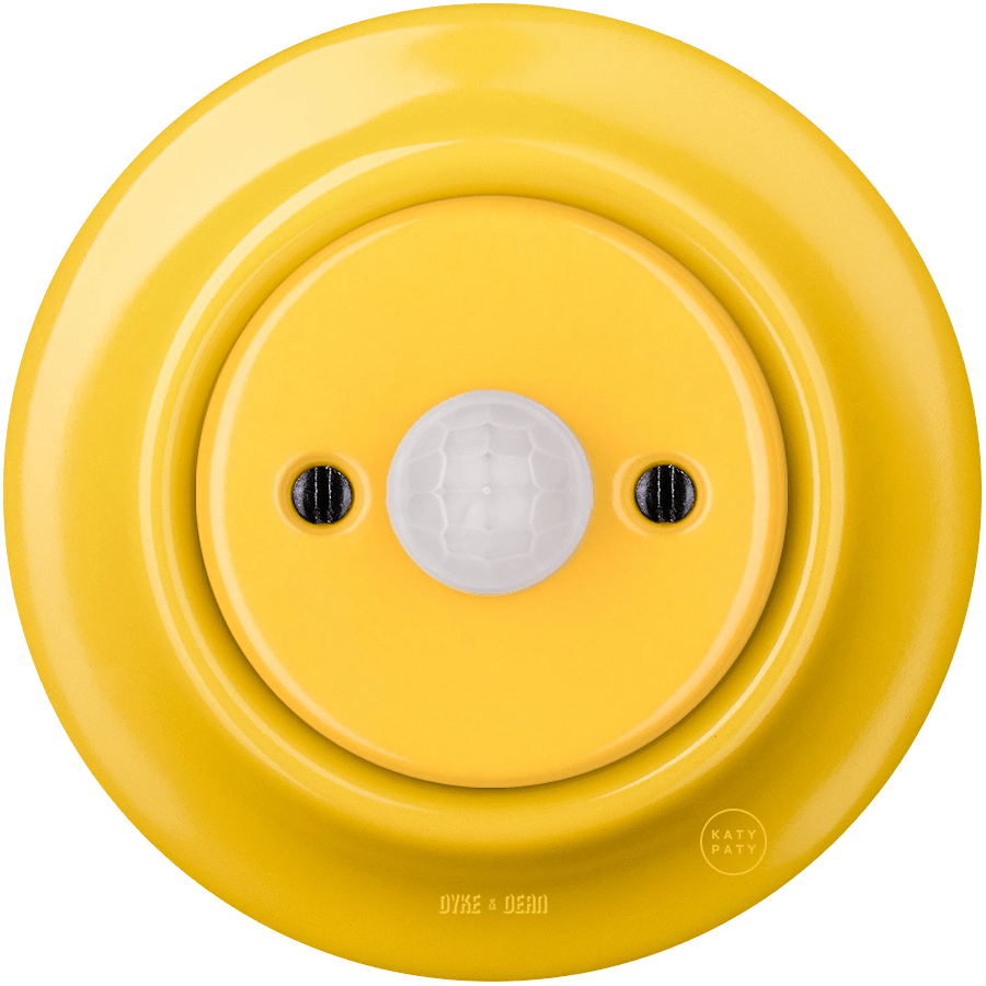 PORCELAIN WALL CABLE MOTION SENSOR YELLOW - DYKE & DEAN