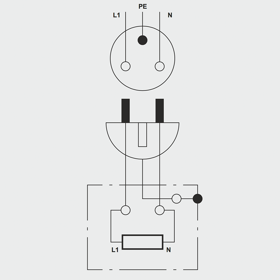 PORCELAIN WALL SOCKET GREEN UK - DYKE & DEAN