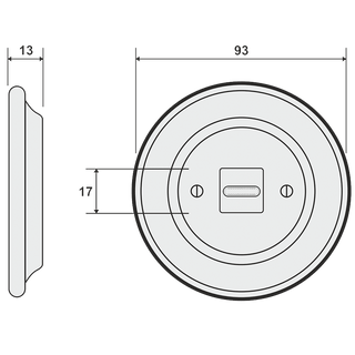 PORCELAIN WALL SOCKET MOSS GREEN USB-C - DYKE & DEAN