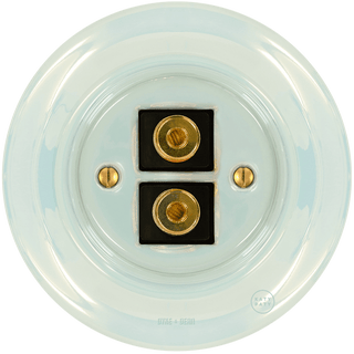 PORCELAIN WALL SPEAKER SOCKET CONCHA - DYKE & DEAN