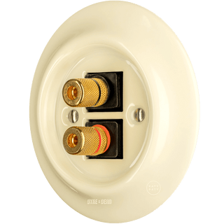 PORCELAIN WALL SPEAKER SOCKET VANILLA - DYKE & DEAN