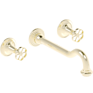 WALL MOUNTED SPOUT DROP FLOWER TAPS - DYKE & DEAN