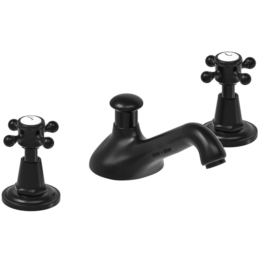 WASH BASIN SET SPOUT VICTORIAN TAPS - DYKE & DEAN