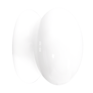 WHITE PORCELAIN DOOR KNOBS - DYKE & DEAN