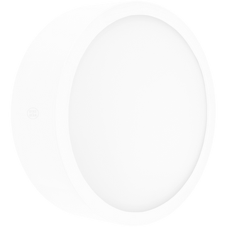 WHITE WOOD DISC WALL LIGHT - DYKE & DEAN