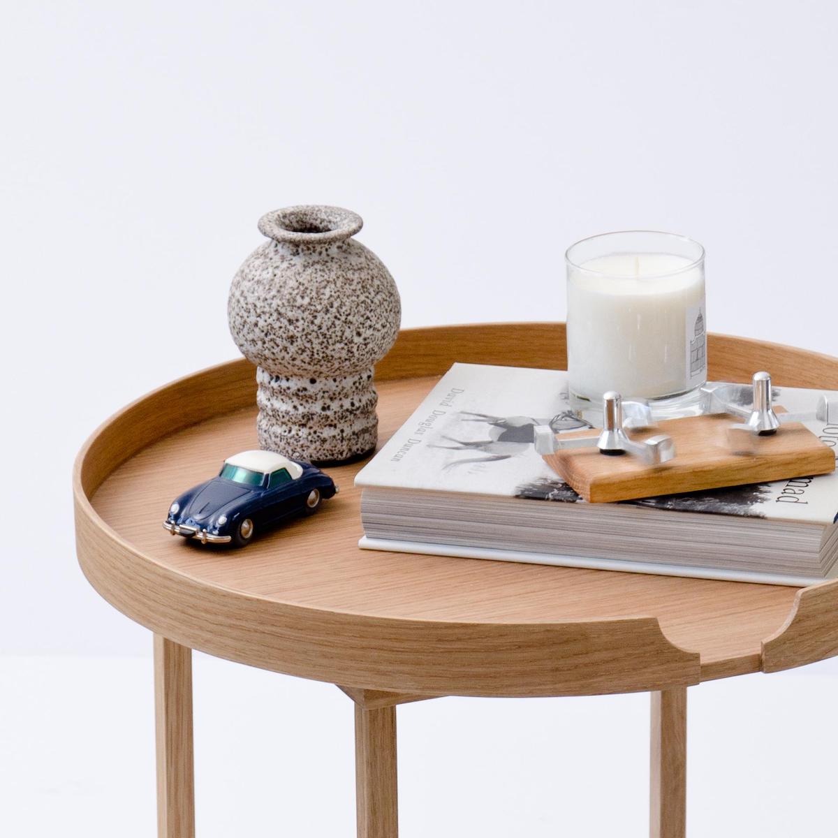 WIREWORKS DAMIEN ROUND SIDE TABLES - DYKE & DEAN