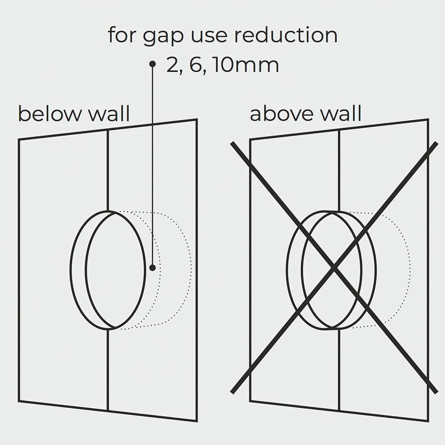 WOODEN PORCELAIN WALL SOCKET ROBUS UK - DYKE & DEAN